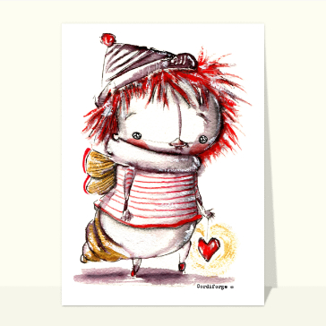 C&oelig;ur enjou&eacute; pour une Saint-Valentin unique