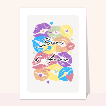 Bisous d'Amour : couleurs et tendresse