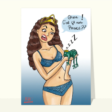 Mon prince, c'est un crapaud endormi