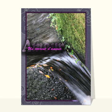Amour &eacute;ternel au fil de l'eau