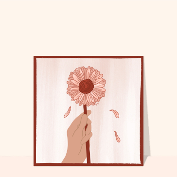 Fleur d'amour pour une douce d&eacute;claration