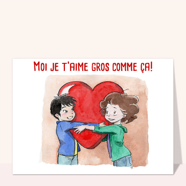 Un gros coeur pour un tendre amour