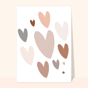 Coeur pastel flottant pour des &eacute;motions douces