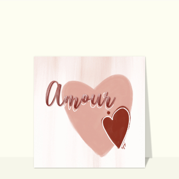 Amour flamboyant au coeur d'un doux dessin