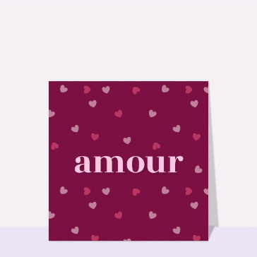 Amour &eacute;toil&eacute; au milieu des coeurs color&eacute;s