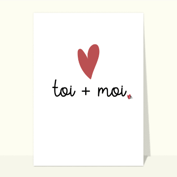 Coeur rouge stylis&eacute; pour une d&eacute;claration d'amour