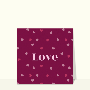 Love au milieu d'un oc&eacute;an de coeurs