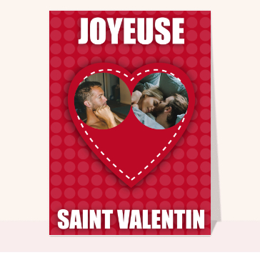 Amour passionn&eacute; sur fond rouge vif