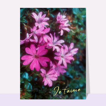 Fleurs d&eacute;licates pour exprimer mon amour