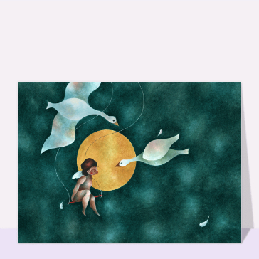 Un r&ecirc;ve d'amour sous la lune dor&eacute;e