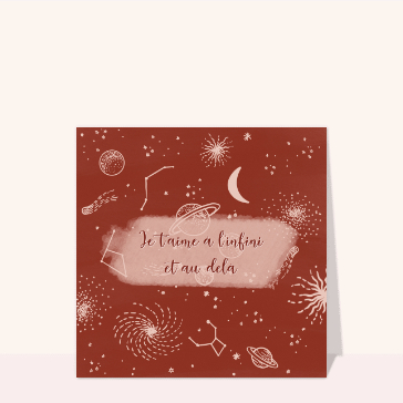 Je t'aime &agrave; l'infini parmi les &eacute;toiles