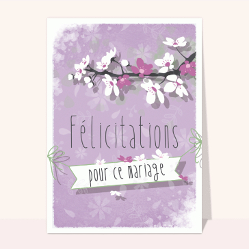F&eacute;licitations radieuses au nouveau couple