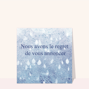 Regret de vous annoncer avec s&eacute;r&eacute;nit&eacute;