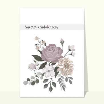 Fleurs douces pour un soutien affectueux