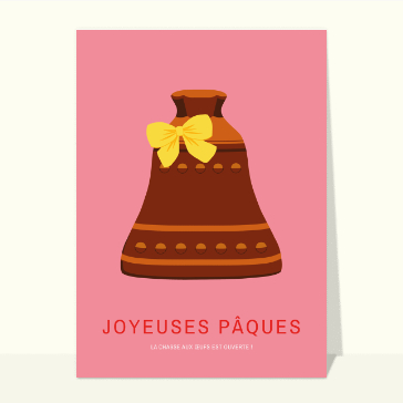 Cloche en chocolat pour une f&ecirc;te joyeuse