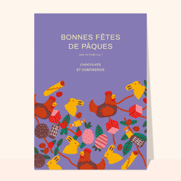 Bonnes f&ecirc;tes de P&acirc;ques en douceur chocolat&eacute;e
