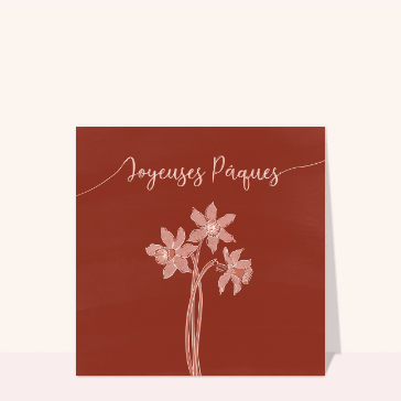 Fleurs de printemps pour une joyeuse P&acirc;ques