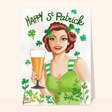 Bi&egrave;re et tr&ecirc;fles pour Saint Patrick