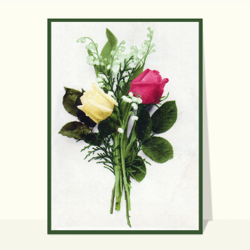 Bouquet du 1er Mai et roses