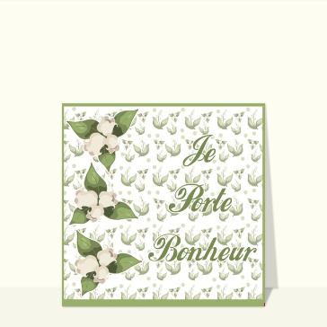 Porte-bonheur floral pour c&eacute;l&eacute;brer le printemps