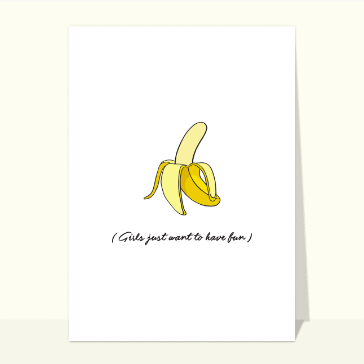 Banane sexy et &eacute;clats de rire garantis