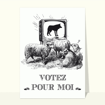 Votez pour le loup, pas pour les moutons
