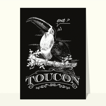 Un toucan qui fait le malin