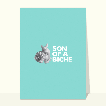 Fils de biche : un humour &agrave; croquer