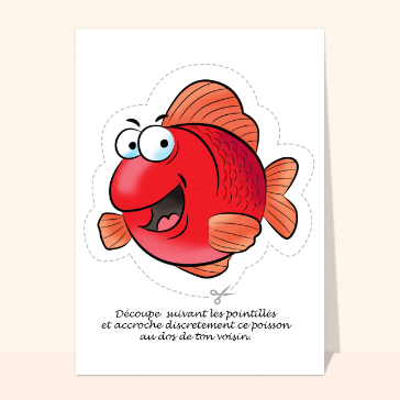 Poisson rigolo &agrave; accrocher discr&egrave;tement