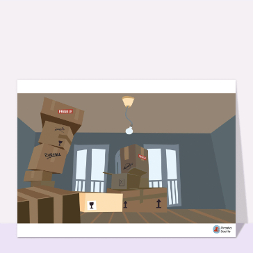 Cartons fragiles pour un nouveau d&eacute;part