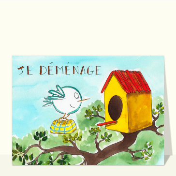 Petit oiseau, nouveau nid &agrave; d&eacute;couvrir