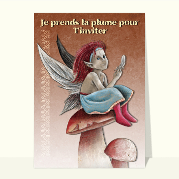 L'envol&eacute;e f&eacute;erique pour une invitation magique