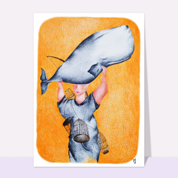 F&eacute;licitations &eacute;clatantes avec une baleine