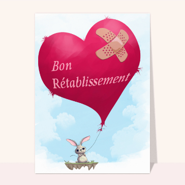Lapin mignon pour un prompt r&eacute;tablissement