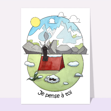 Montagnes apaisantes pour te r&eacute;tablir