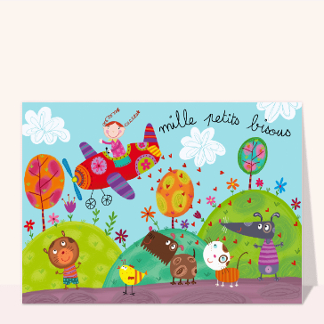Un bonjour plein de couleurs et d'amis
