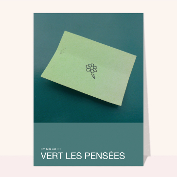 Un doux coucou fleuri pour te saluer