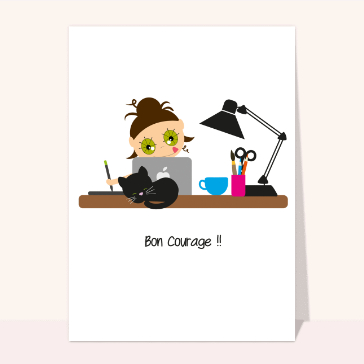 Bonjour cr&eacute;atif pour encourager et amuser