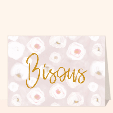 Bisous fleuris pour un tendre bonjour