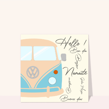 Bonjour color&eacute; avec un combi Volkswagen