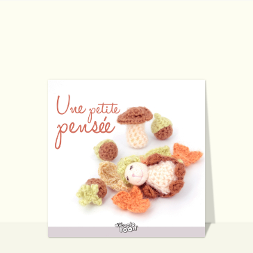 Pens&eacute;e douce au c&oelig;ur de la nature