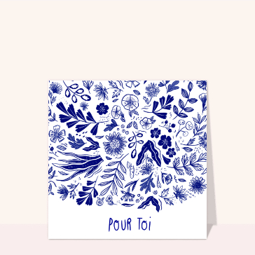 Bonjour fleuri pour une douce pens&eacute;e