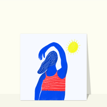 Salut enjou&eacute; sous le soleil radieux