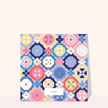 Bijou color&eacute; pour un bonjour chaleureux
