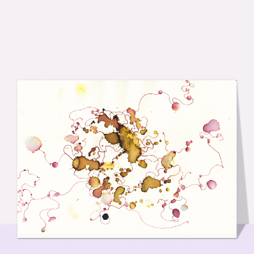 &Eacute;clats d'abstraction color&eacute;e et dynamique