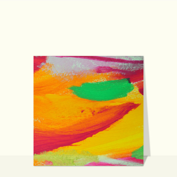 &Eacute;clat de couleurs vibrantes et abstraites