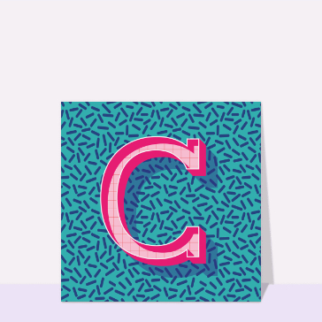 C color&eacute;e avec un design graphique dynamique