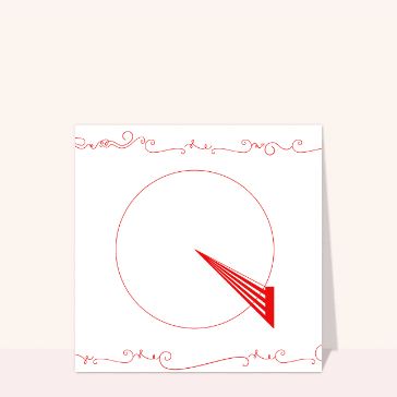 Design minimaliste en rouge et blanc