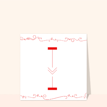 Rouge dynamique avec design &eacute;l&eacute;gant et abstrait