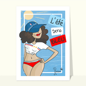 L'&eacute;t&eacute; en bleu avec style et &eacute;lan